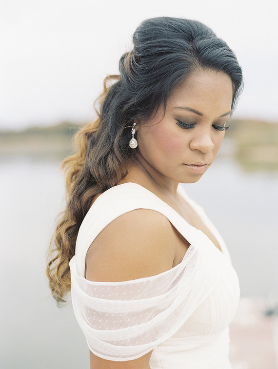 Romantic wedding hairstyle inspiration