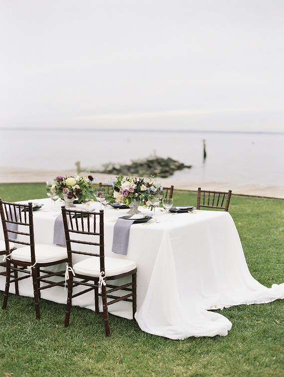 Romantic seaside wedding inspiration