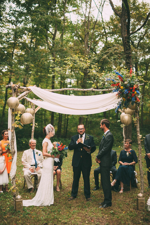 DIY woodsy wedding