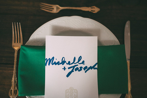 Fall woodland wedding