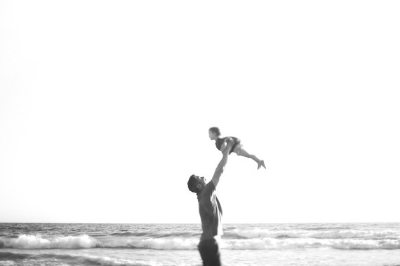 Beach anniversary shoot with kids by Max Wanger