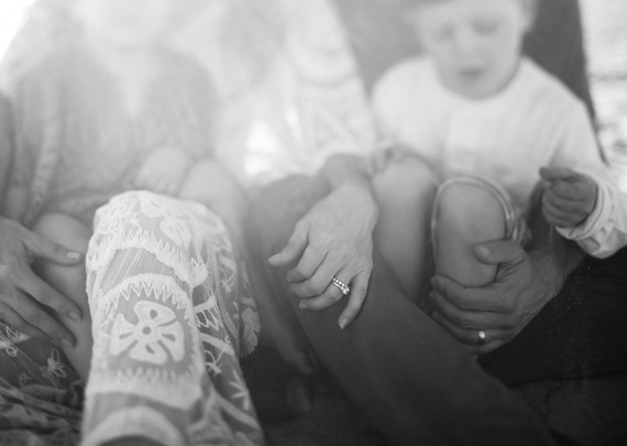 Beach anniversary shoot with kids by Max Wanger