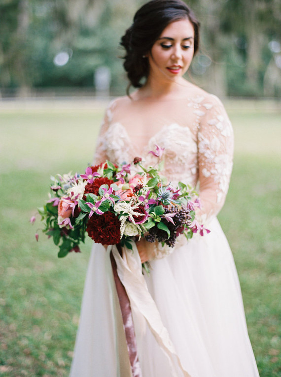 Jewel toned wedding inspiration Inspiration