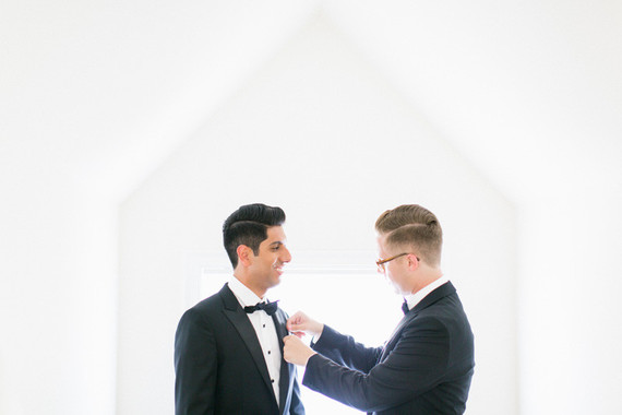 Modern California wedding