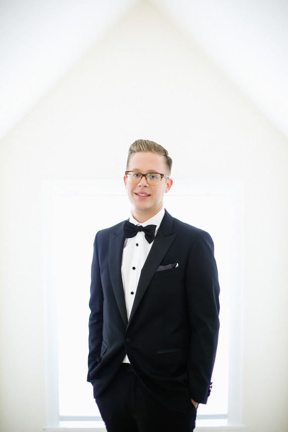 Groom portrait