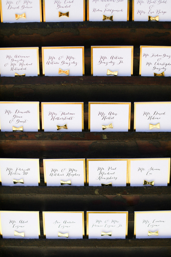 Escort card display