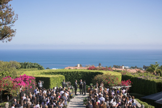 California wedding ceremony