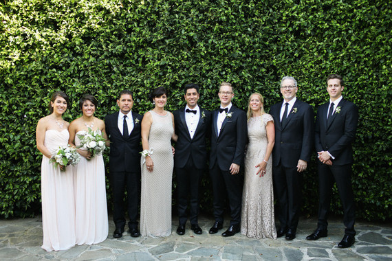 Wedding party portrait