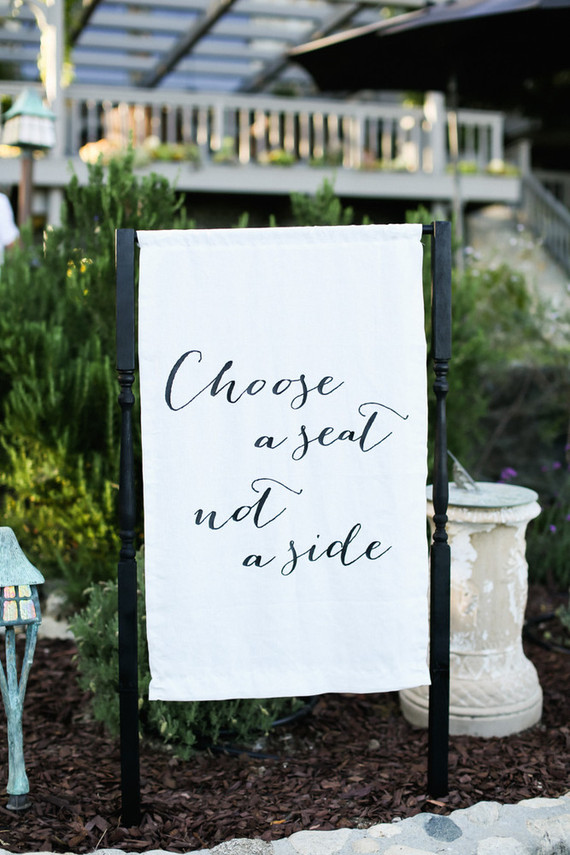 Wedding signage