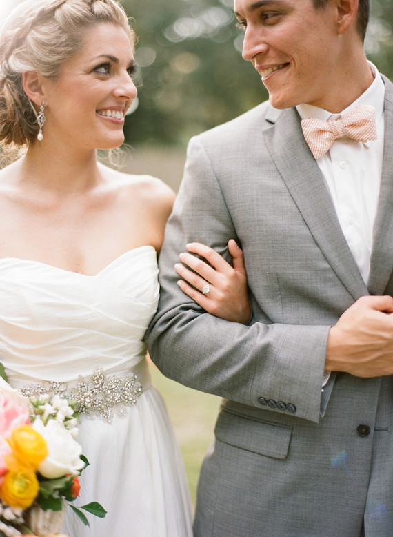 Summer wedding portrait