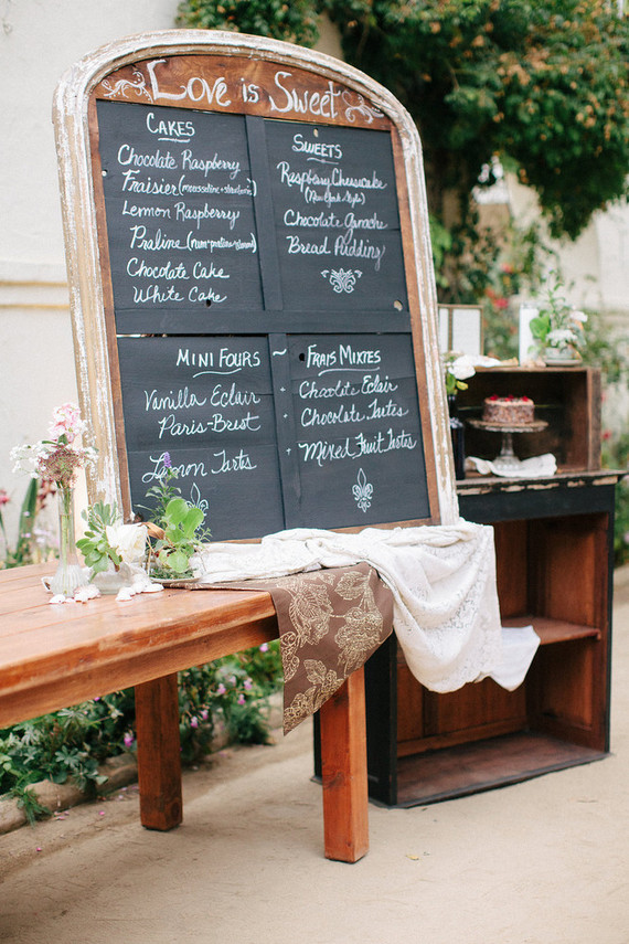 Wedding signage