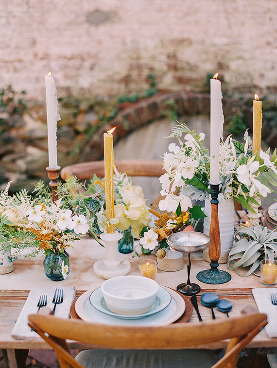Vintage french country tablescape