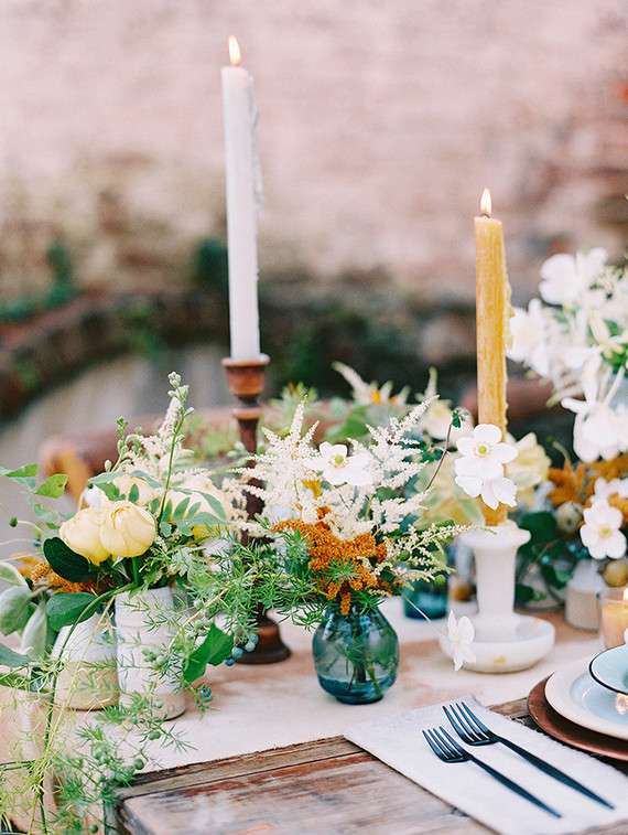Vintage french country tablescape