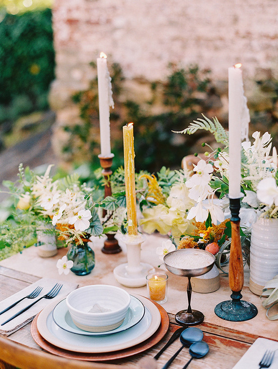 Vintage french country tablescape
