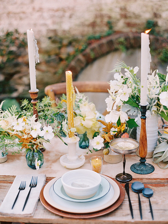 Vintage french country tablescape