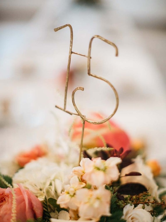 Table numbers Inspiration