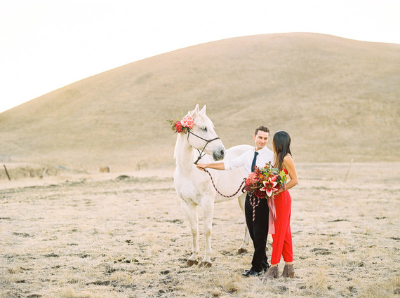 Fall wedding portrait