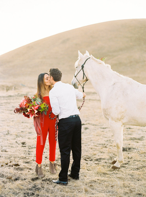Fall wedding portrait