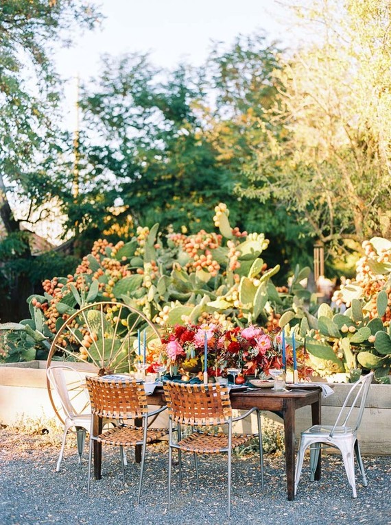 Fall wedding tablescape