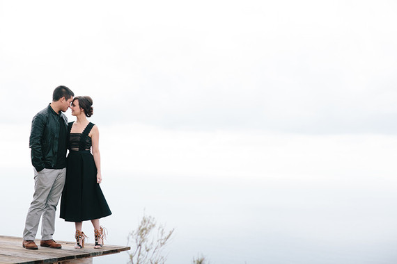 Malibu airstream engagement session