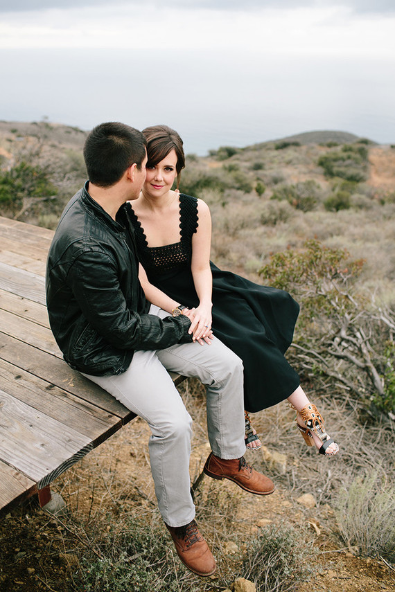 Malibu airstream engagement session