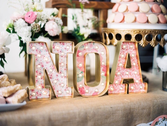 Feminine pink first birthday ideas