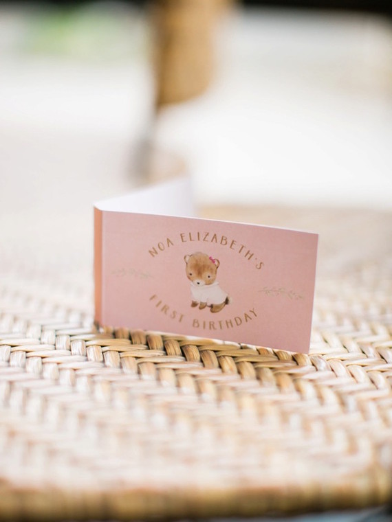 Feminine pink first birthday ideas