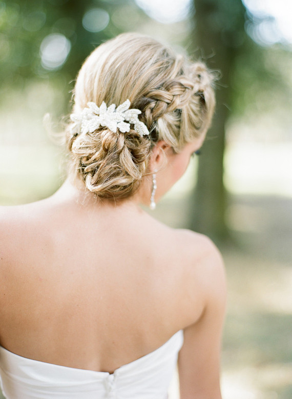 Braided bridal hairstyle