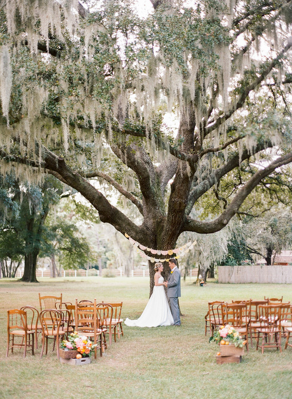 Vintage Flordia summer wedding