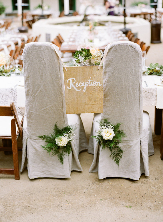 California garden wedding