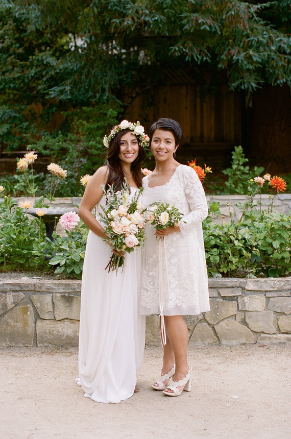 California garden wedding