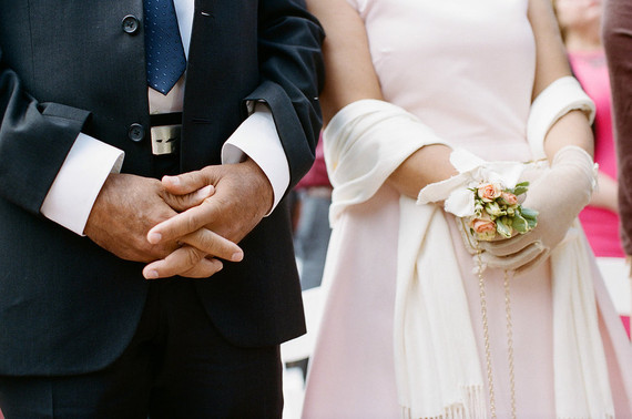 California garden wedding