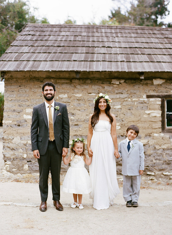 California garden wedding