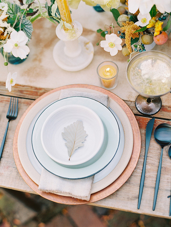 Leaf place card