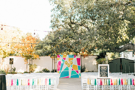 Colorful geometric ceremony