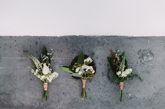 Groom's boutonnière