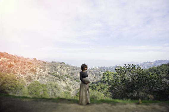 Los Angeles maternity photos by Max and Friends