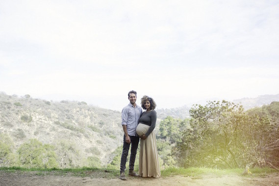 Los Angeles maternity photos by Max and Friends
