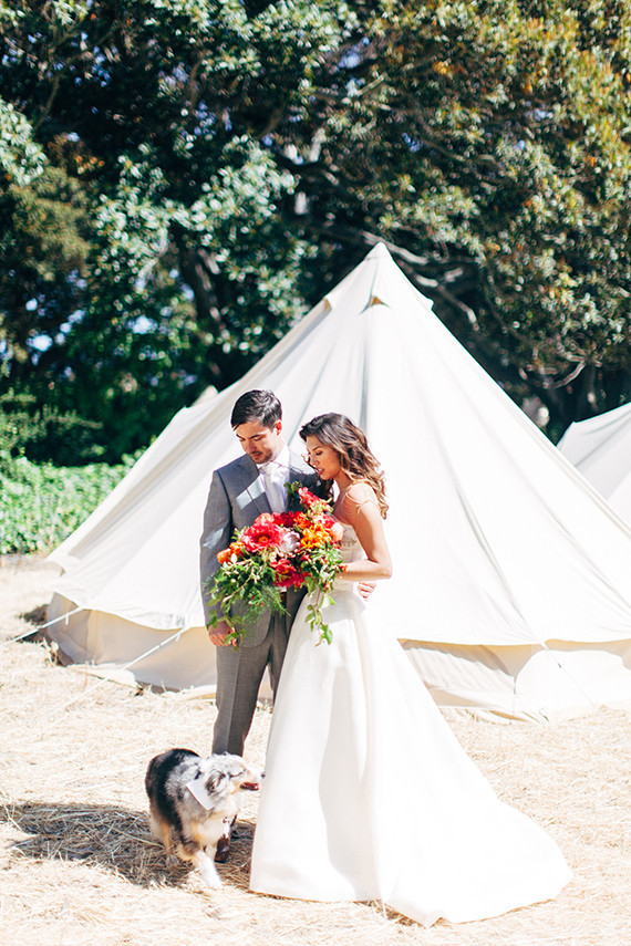California glamping wedding