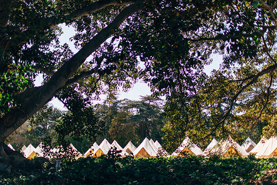 California glamping wedding
