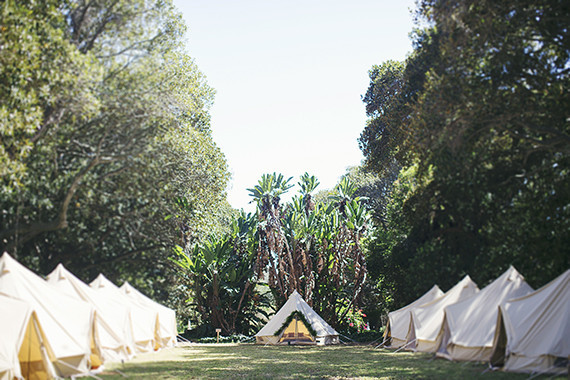 California glamping wedding