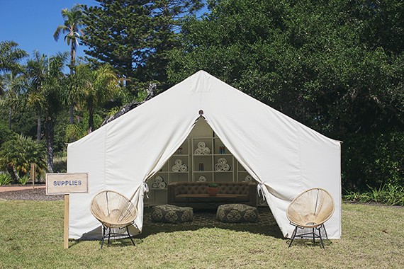 California glamping wedding