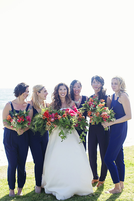 Navy bridesmaids