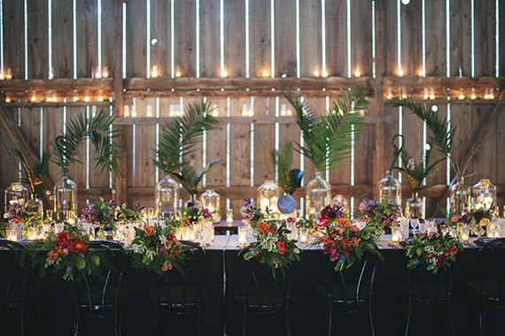 California barn reception