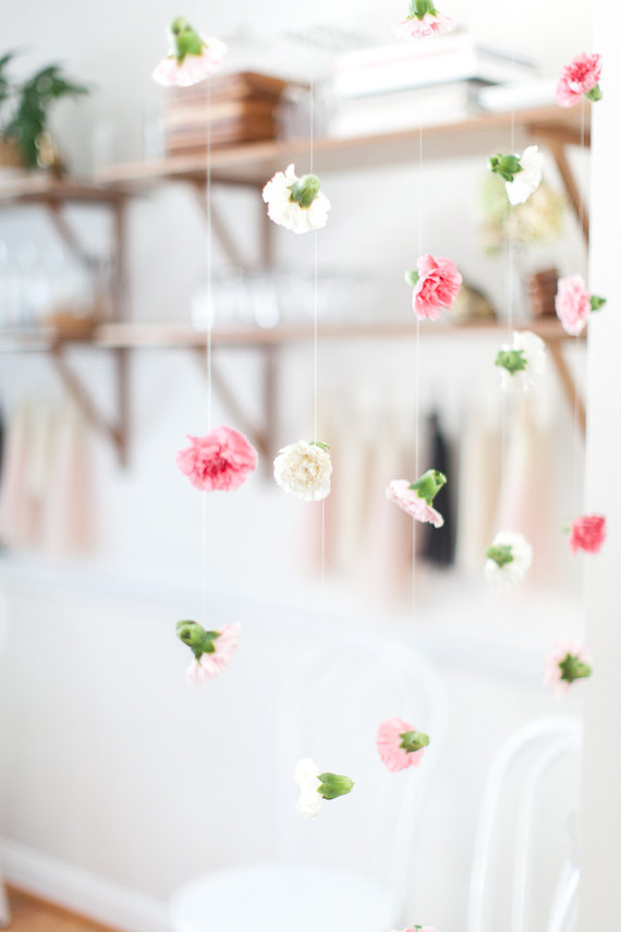 simple blush baby shower ideas