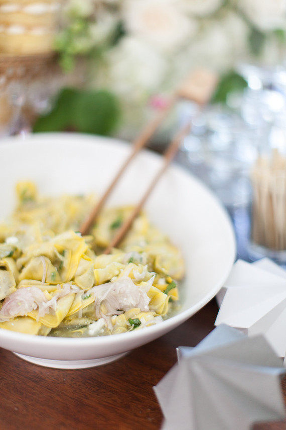 simple blush baby shower ideas