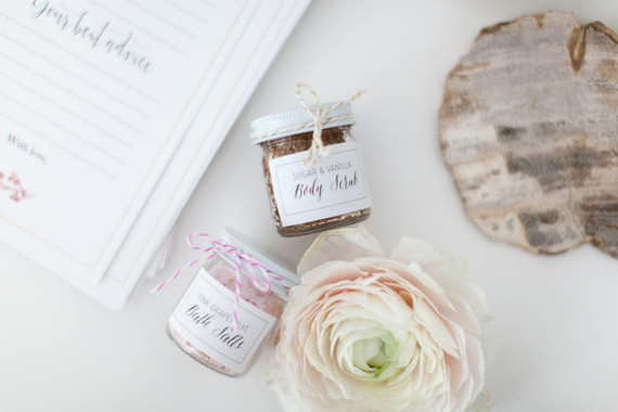 simple blush baby shower ideas