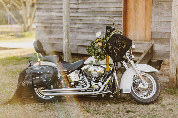 Edgy fall elopement inspiration