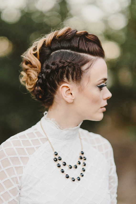 Edgy fall elopement inspiration