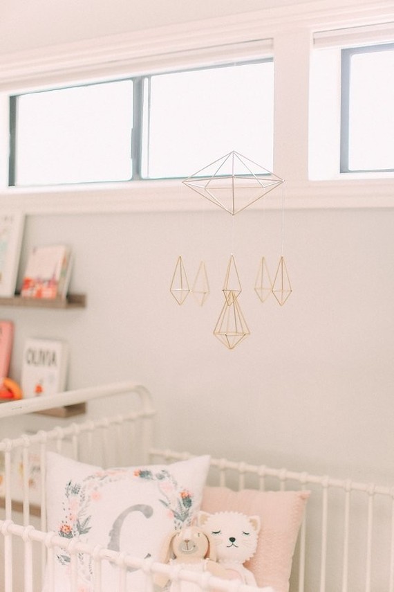 vintage french girls nursery